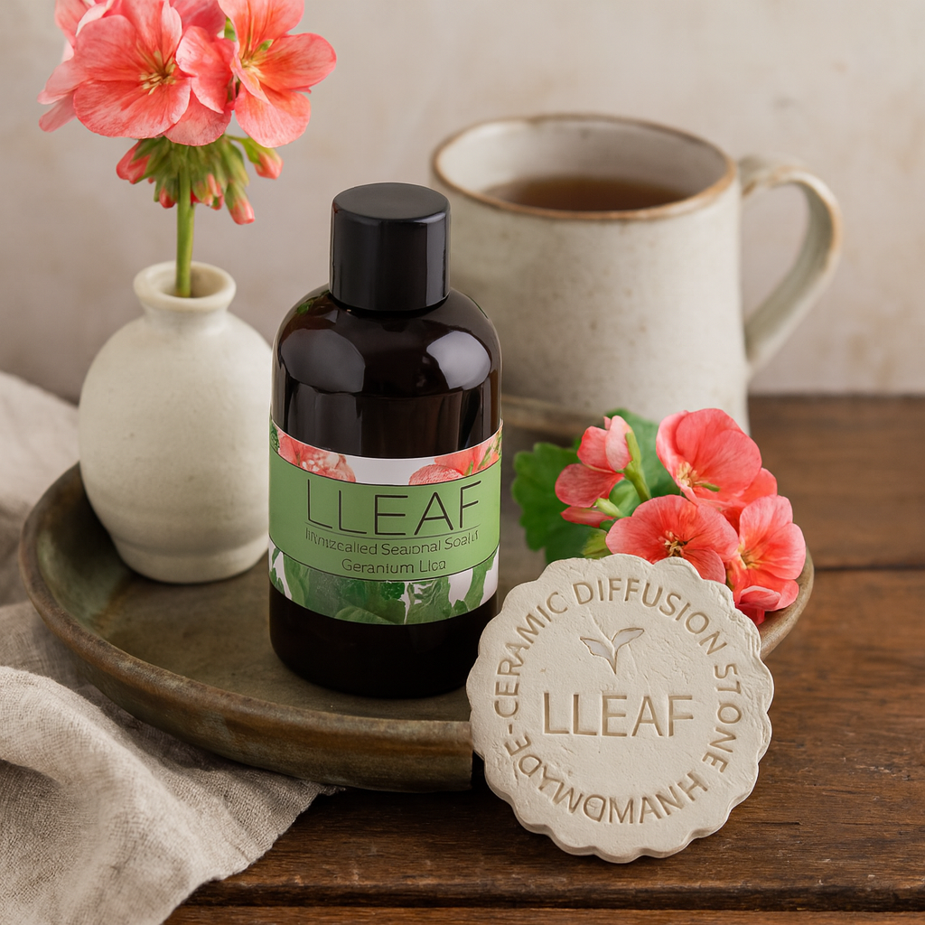 Geranium Leaf – LLEAF Oil + Stone Set