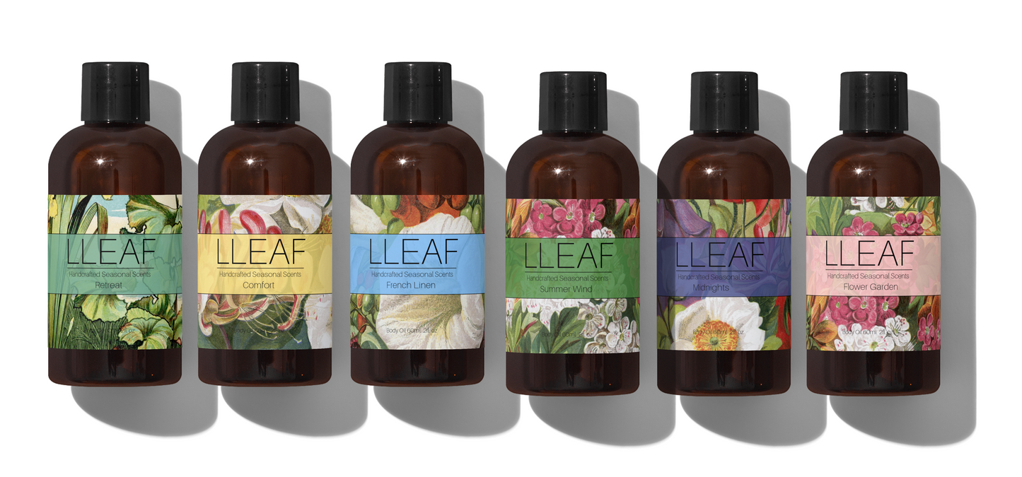 LLEAF Complete Collection Body Oil Bundle