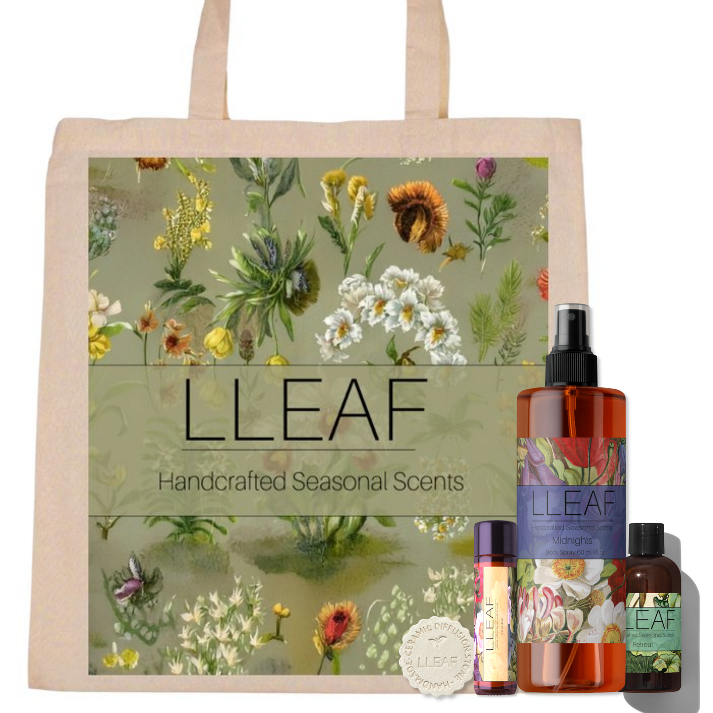 Everything Blooms - Complete LLEAF Scent + Tote Bundle