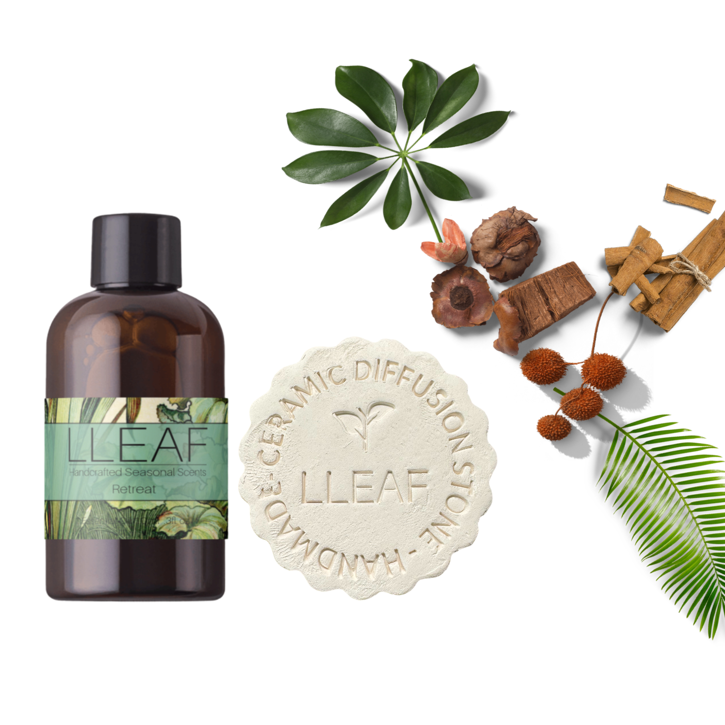 Retreat – LLEAF Oil + Stone Set