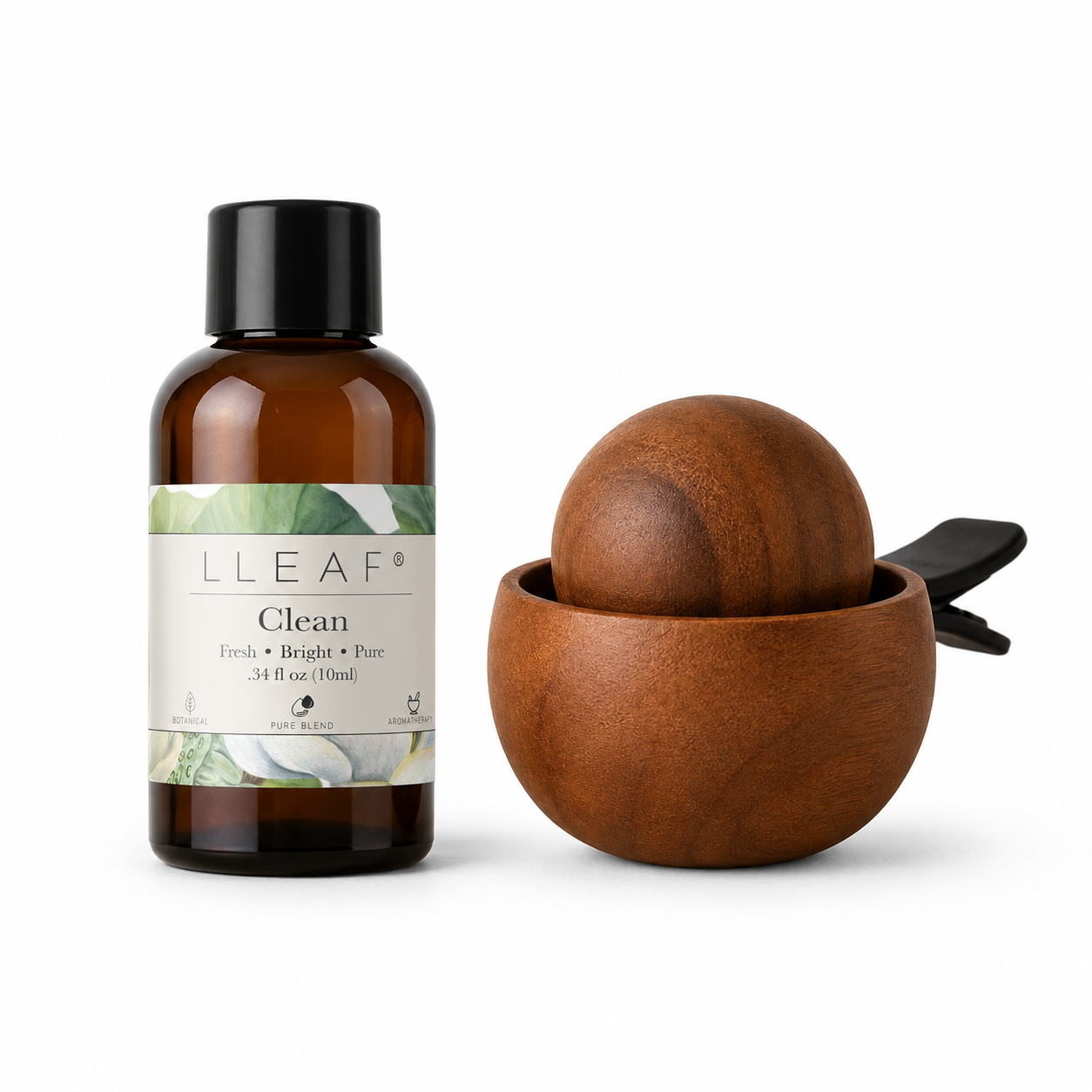 LLEAF® Clean Essential Oil with Black Walnut Car Diffuser
