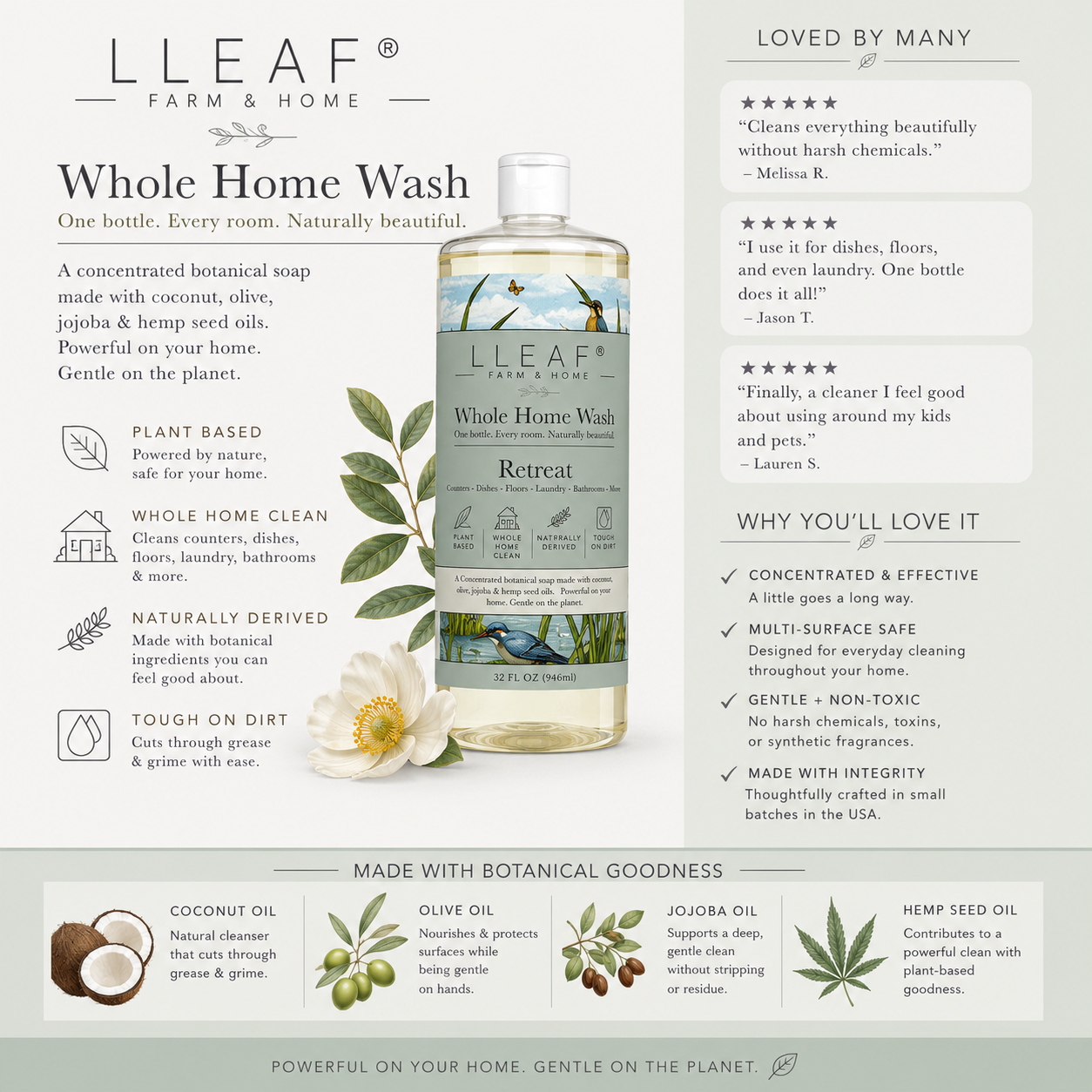 Lleaf®  Whole Home Wash - Extra Large