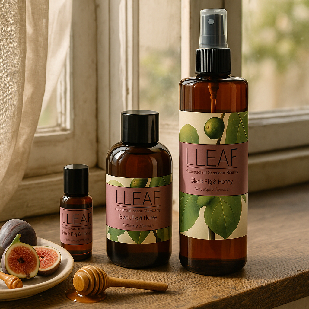 Black Fig & Honey – LLEAF Oil + Stone Set