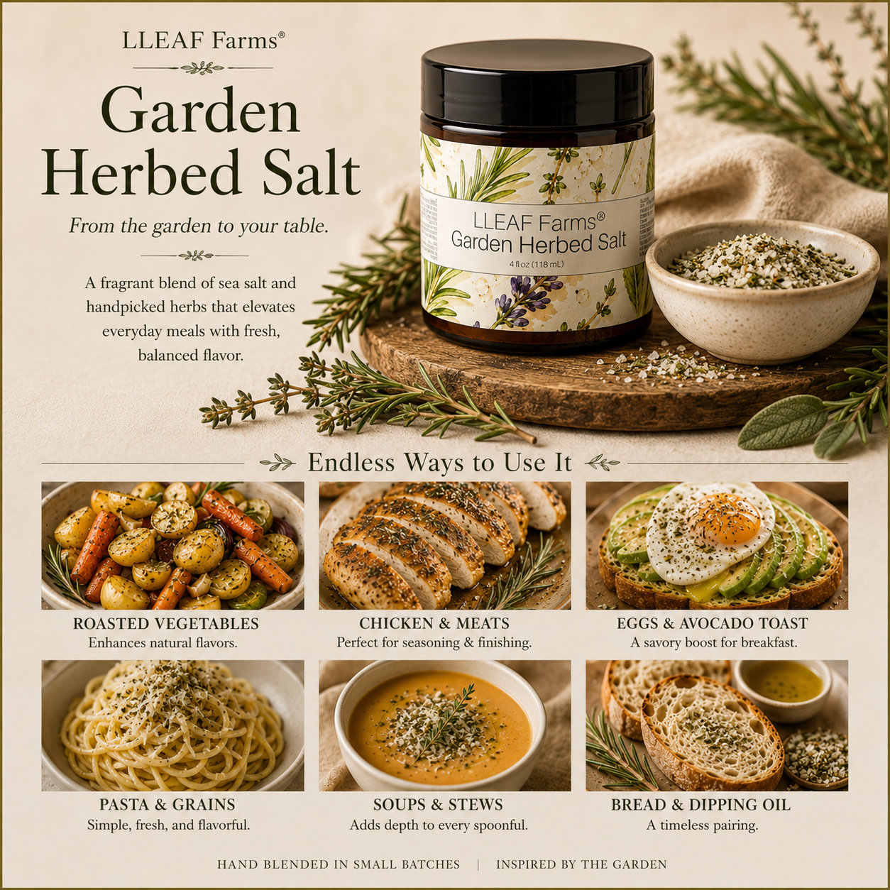 LLEAF Farms Honey & Herb Set