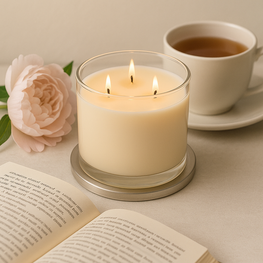 Peony Blush - LLEAF Signature 3 Wick Candle