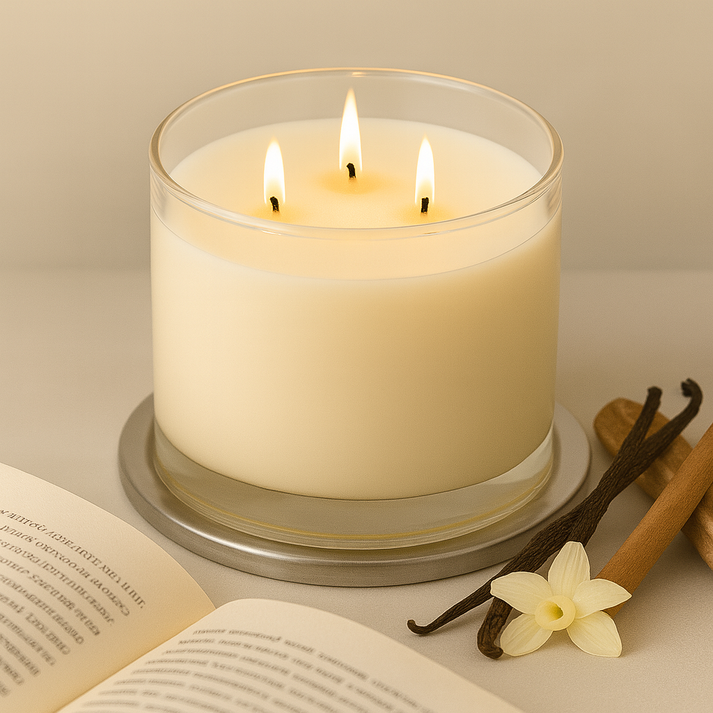 Vanilla candle