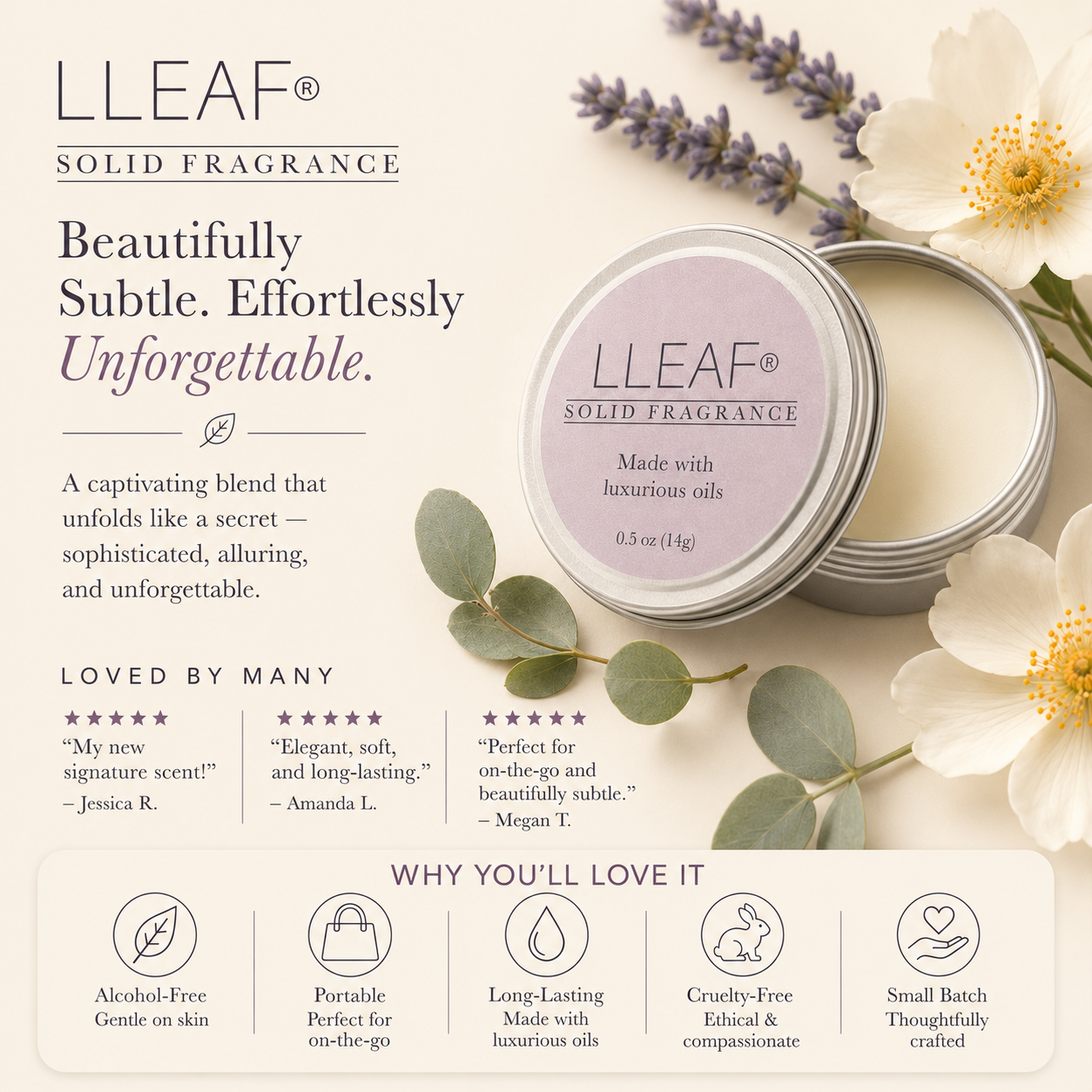 Iris - LLEAF® Solid Fragrances