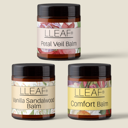LLEAF® Mini Hand & Body Balm Collection | Set of 3