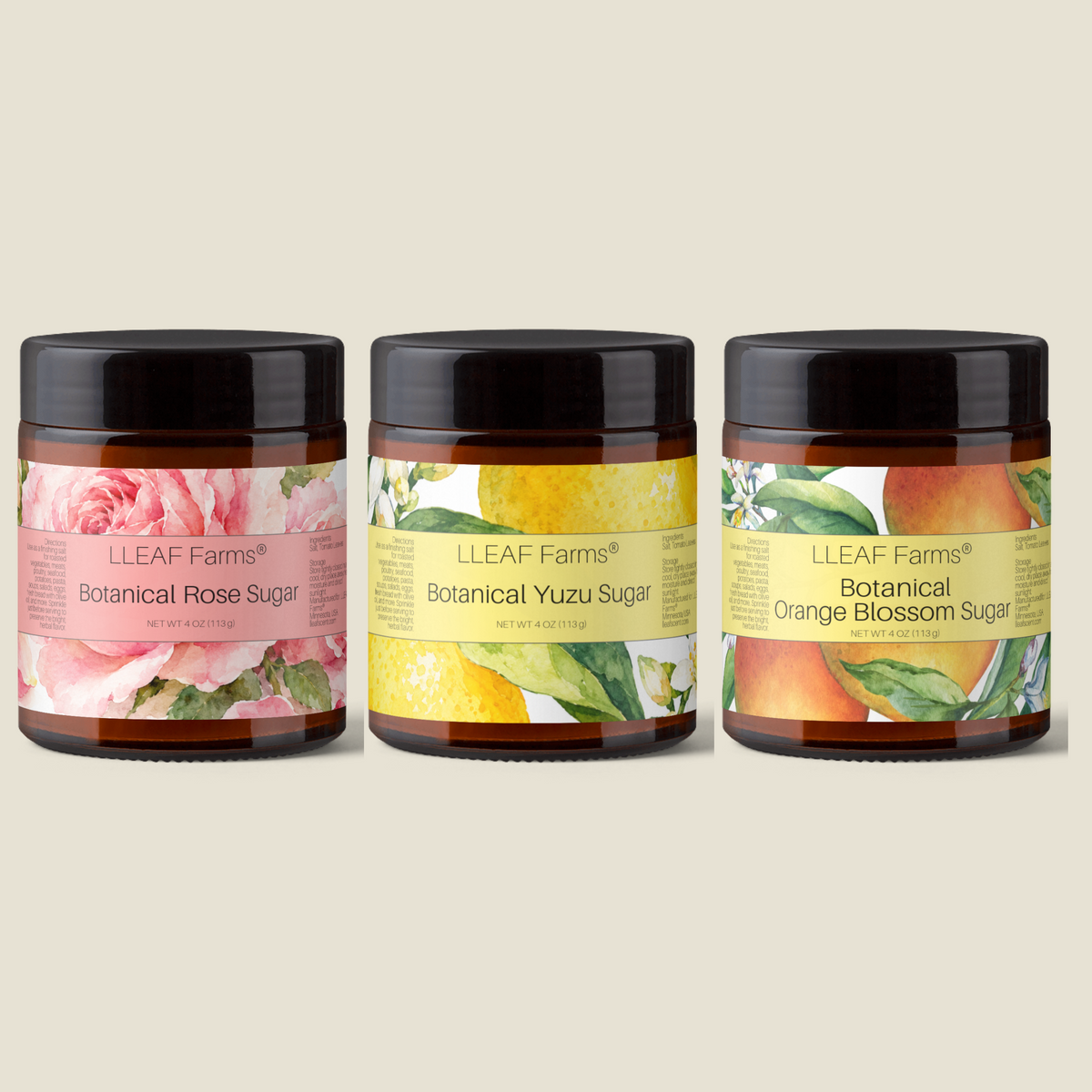 LLEAF® Farms - Botanical Sugar Trio