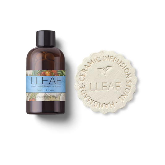 French Linen – LLEAF Oil + Stone Set