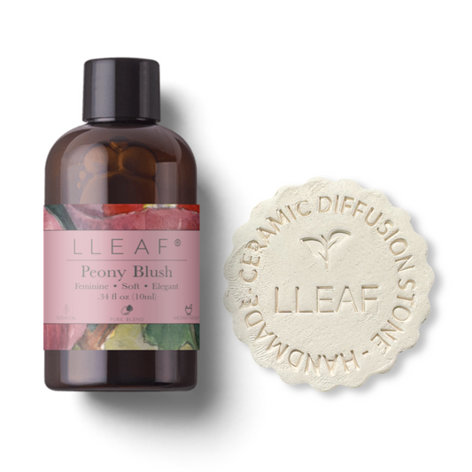 Peony Blush LLEAF® Oil + Stone Set