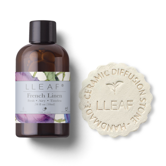 French Linen – LLEAF Oil + Stone Set