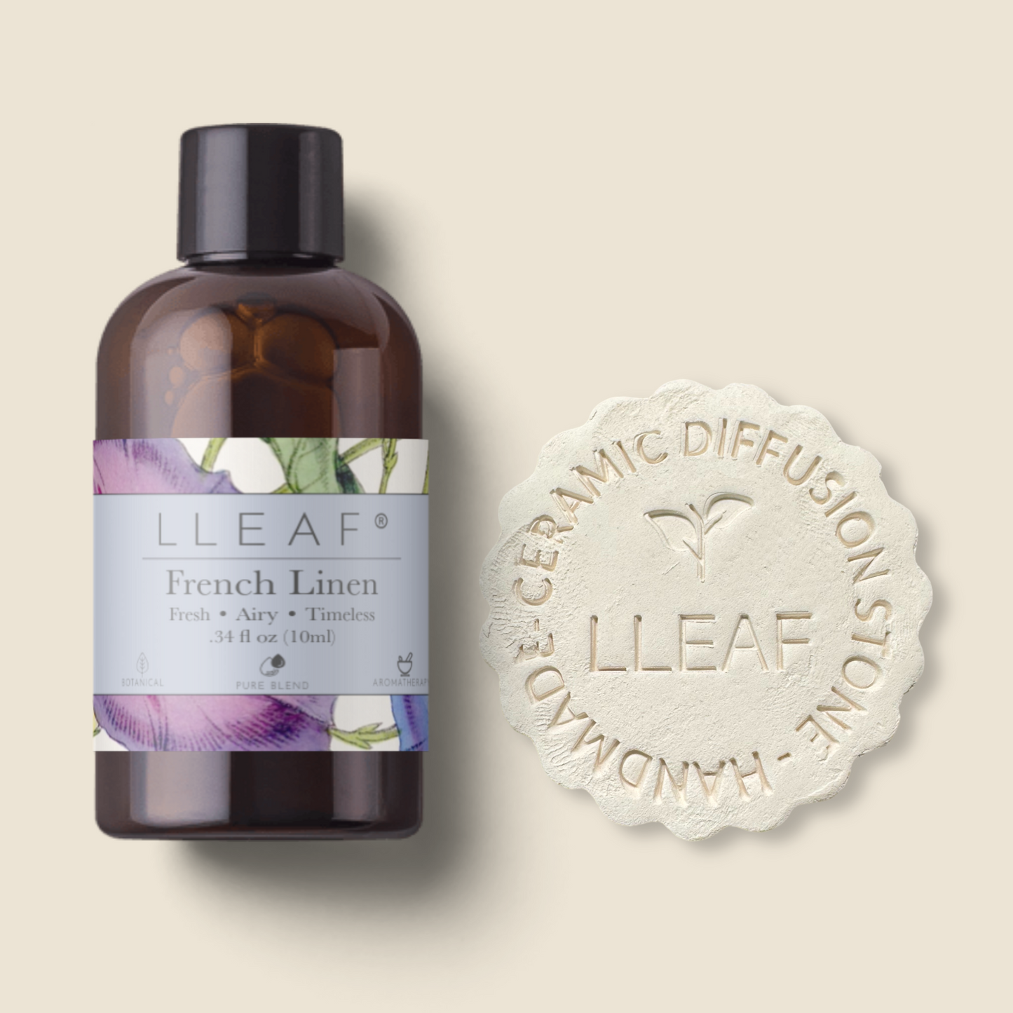 French Linen – LLEAF Oil + Stone Set