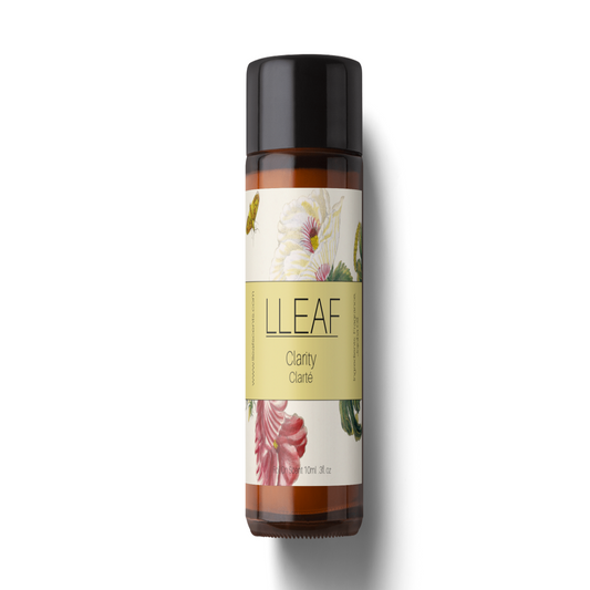 Bottle of LLEAF Clarity on a white background