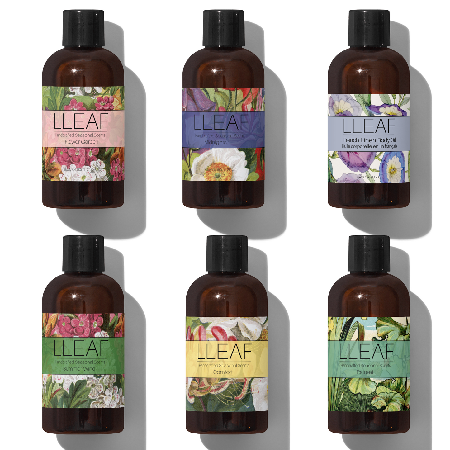 LLEAF Complete Collection Body Oil Bundle