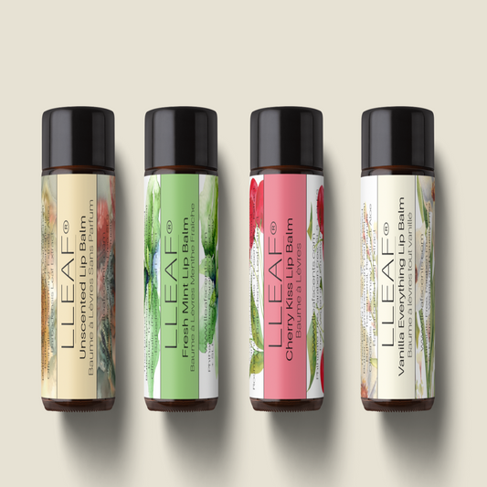 LLEAF® Assorted Lip Balm -  Set of Four
