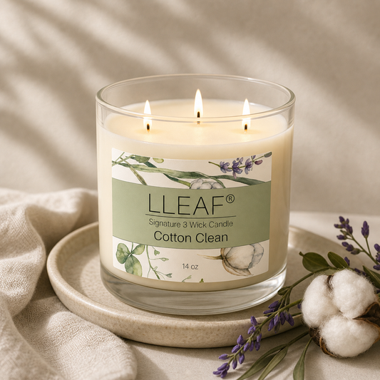 LLEAF® Signature 3 Wick Candle - Intensive Scents