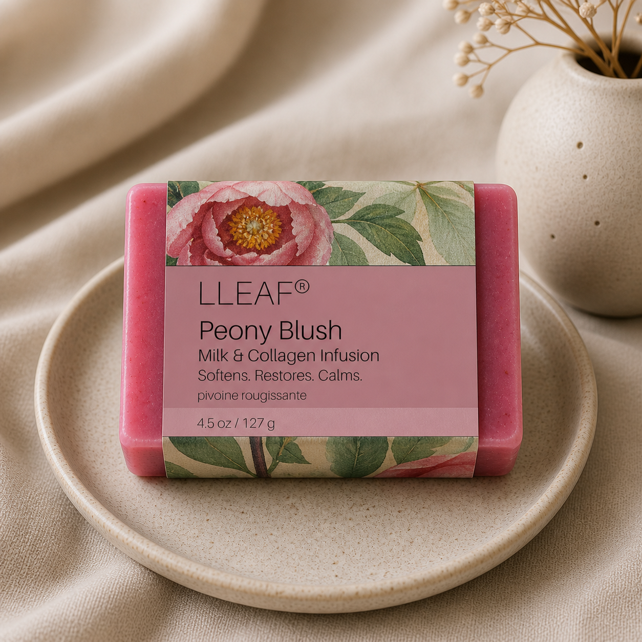 Peony Blush Soap - LLEAF® Ritual Set